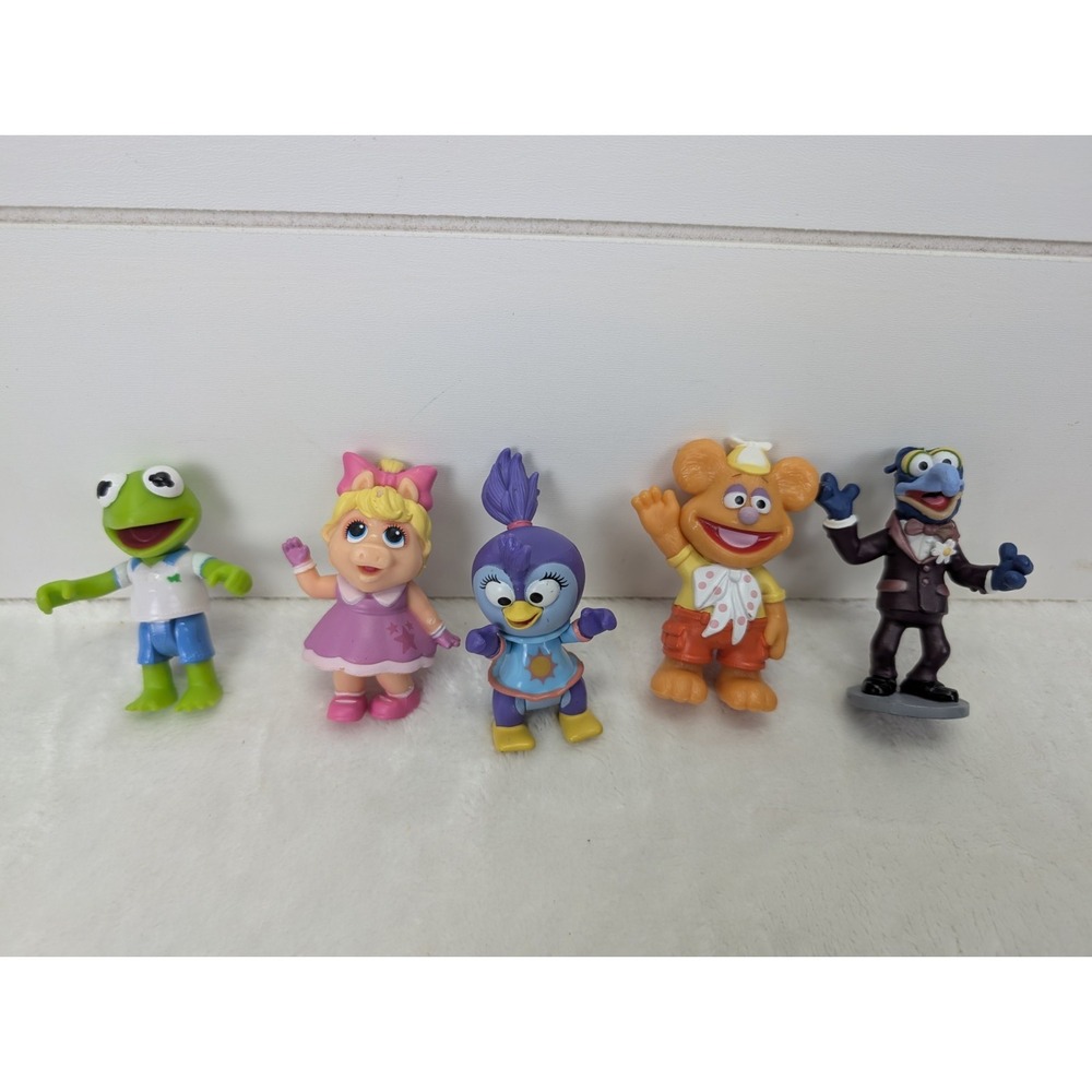 Disney Jr Muppet Babies Figure Lot Of 5 Junior Kermit Miss Piggy Gonzo Fozzie